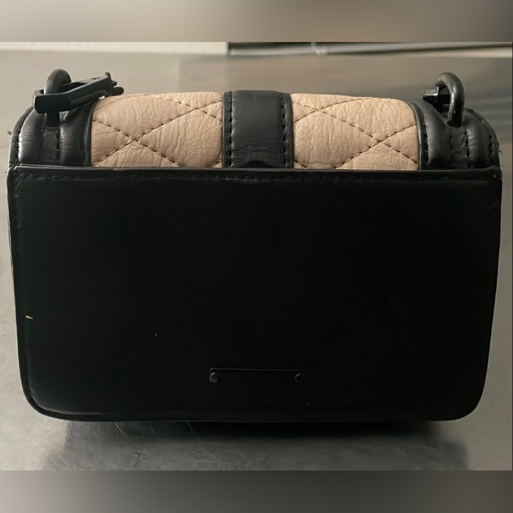 REBECCA MINKOFF Crossbody Black/ Peace Leather Bag With Black Hardware - Picture 3 of 9